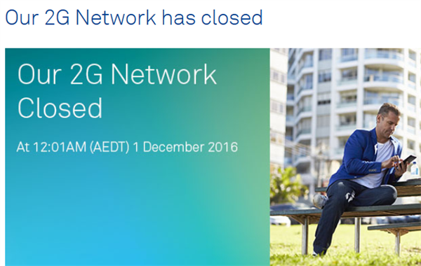 Telstra 2G GSM Shutdown