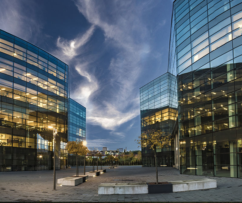 Buildings and benches
