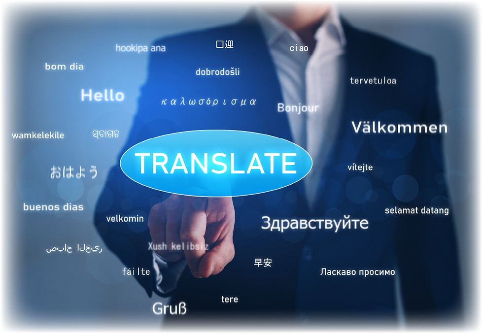 Multi-lingual stock image