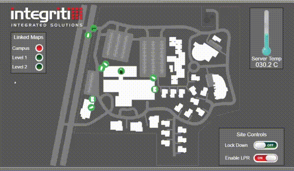 GIF of level changing in the schematic map