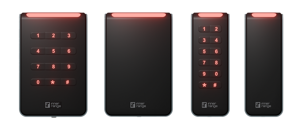 Line up of HID Hybrid Signo SIFER Readers