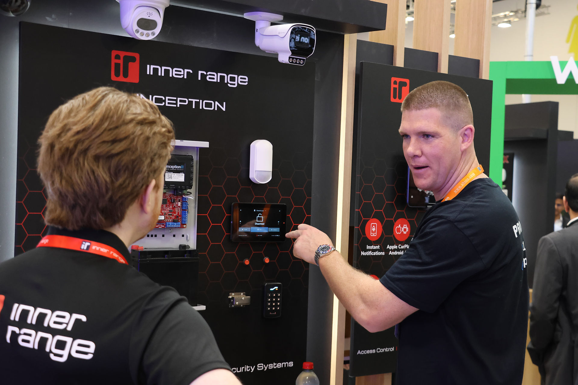 Todd showing customers IR Video