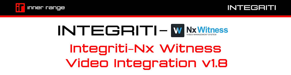 Integriti NX Witness header