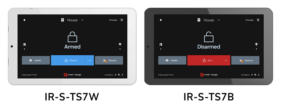 Inception Touchscreen Terminal in black and white