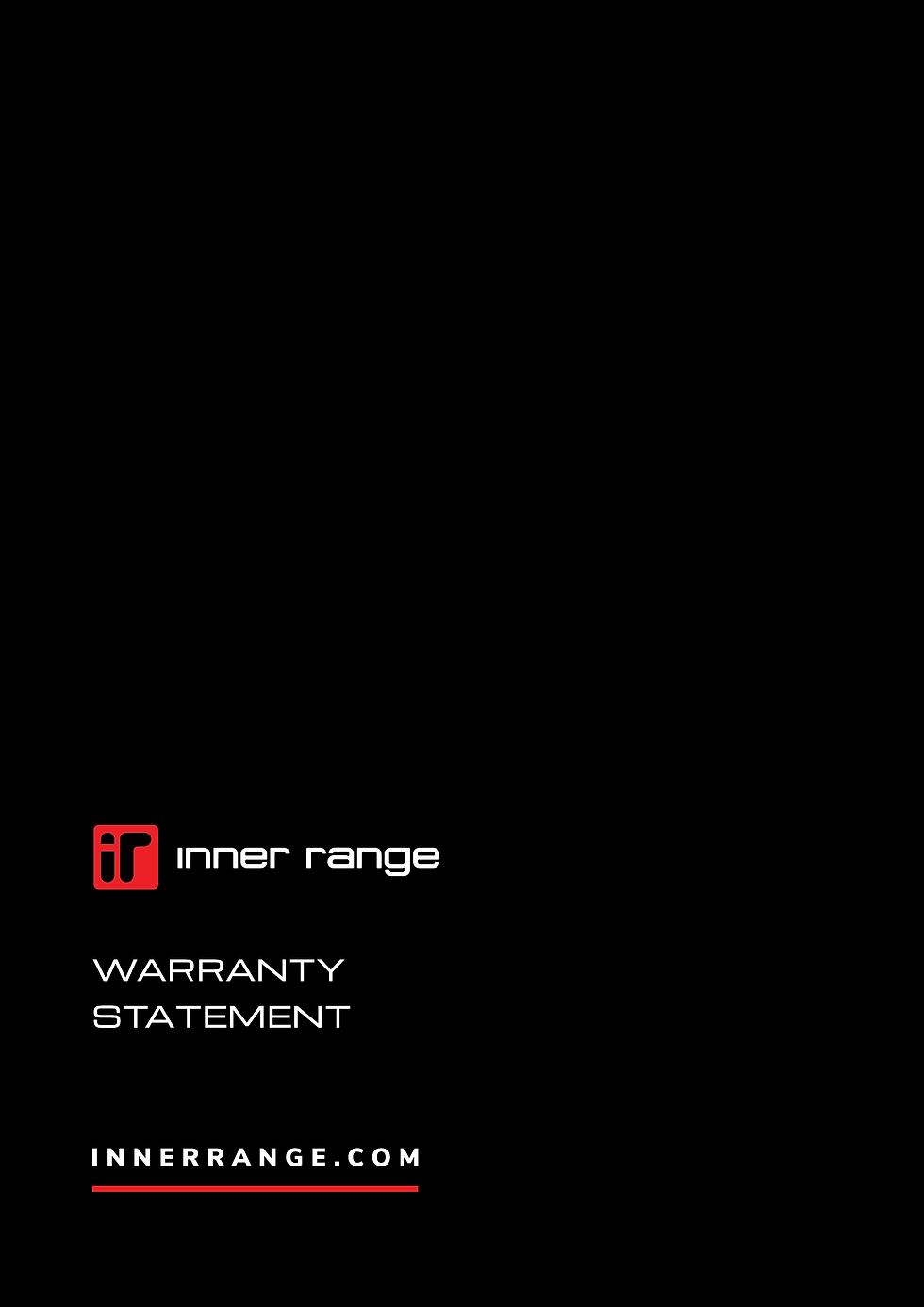 IR Warranty Statement