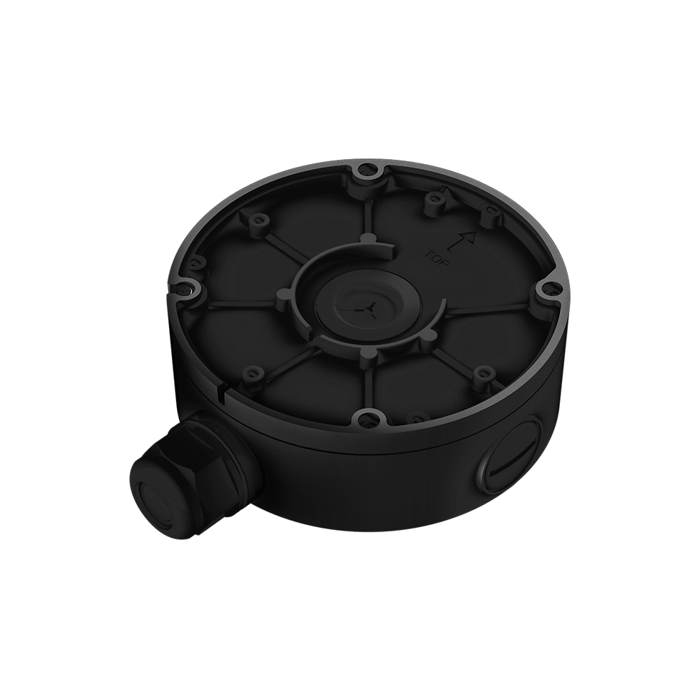IR Video Juntion Box for C8T-20 Flateye Turret Cameras, Black