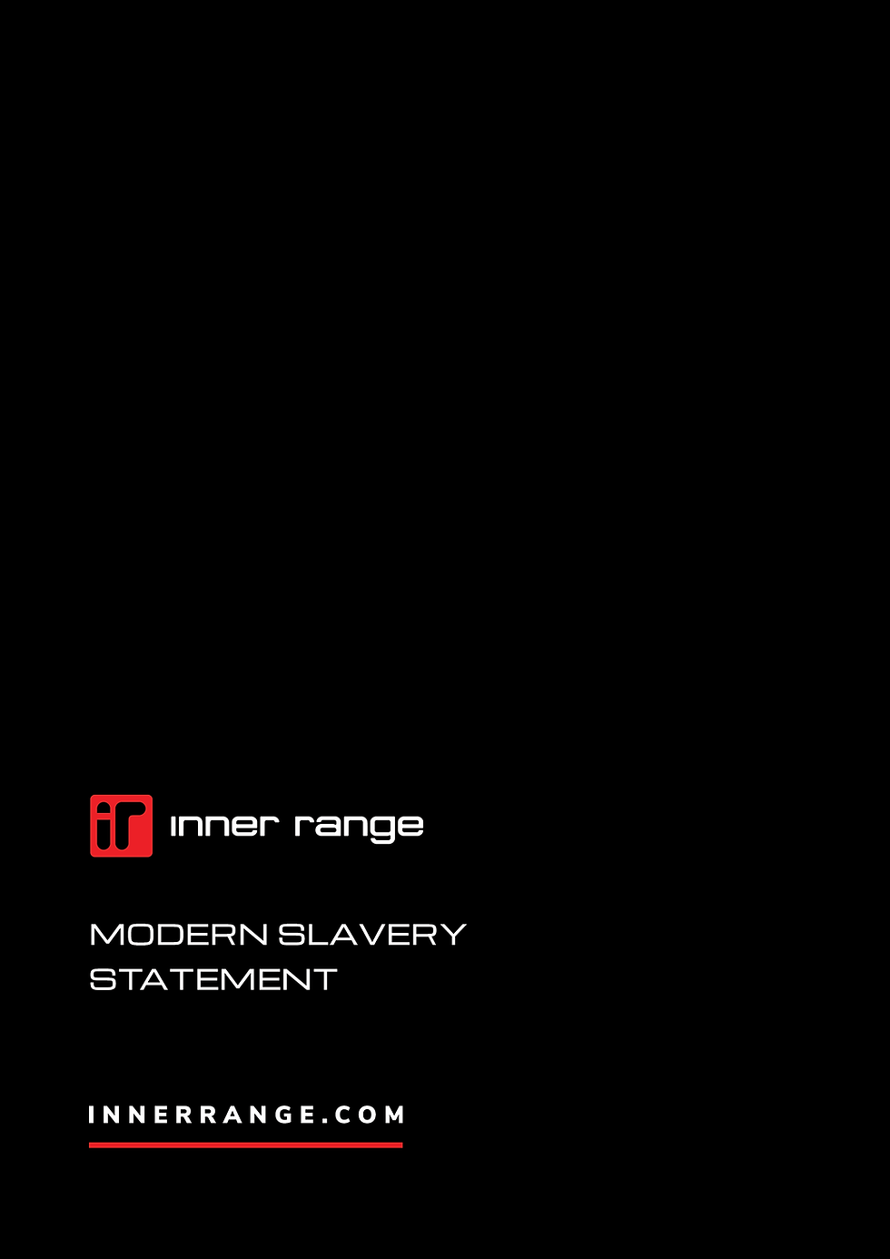 IR Modern Slavery Statement