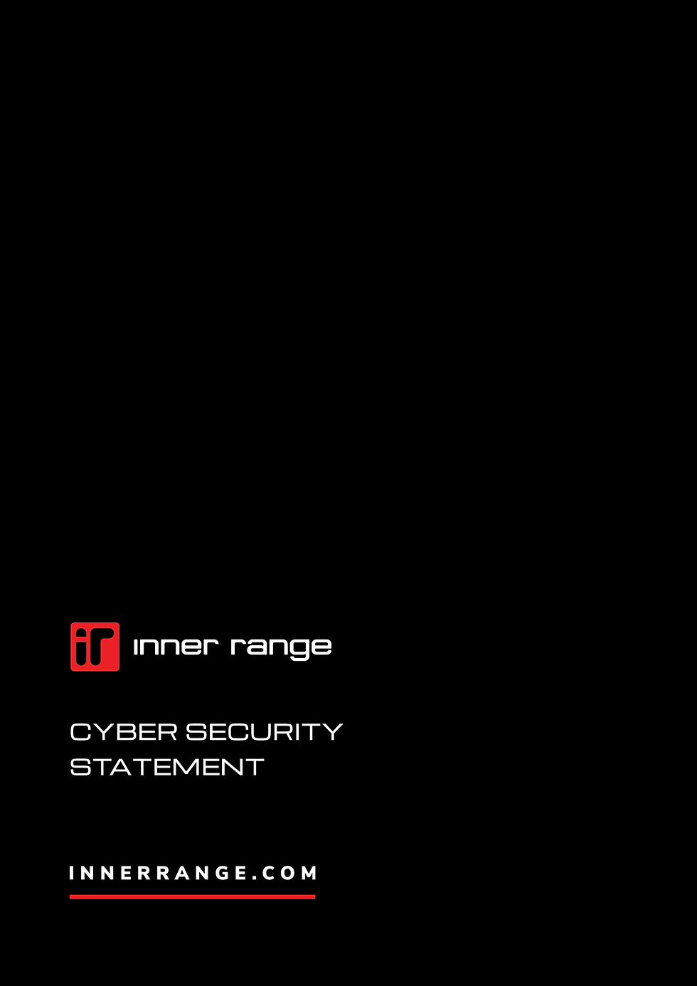 IR Cyber Security Statement