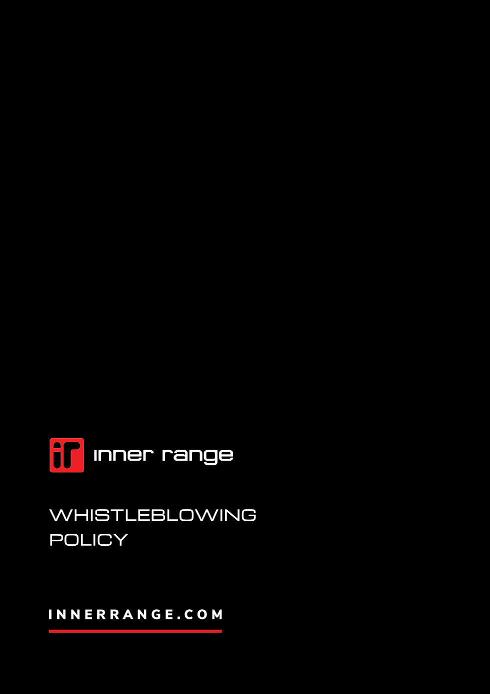 IR Whistleblowing Policy