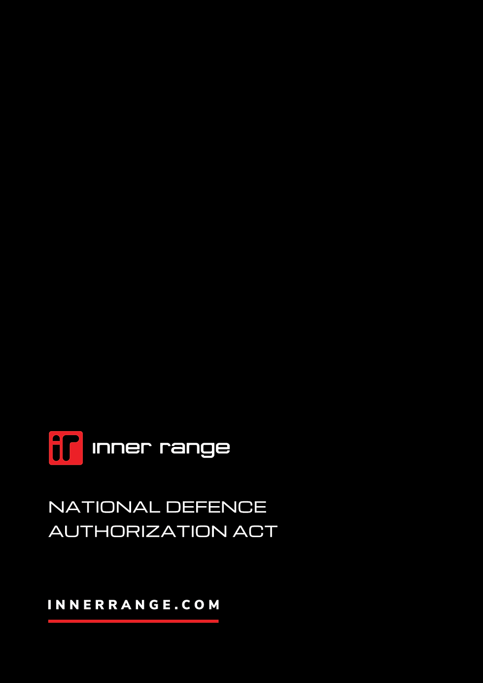 IR NDAA Statement