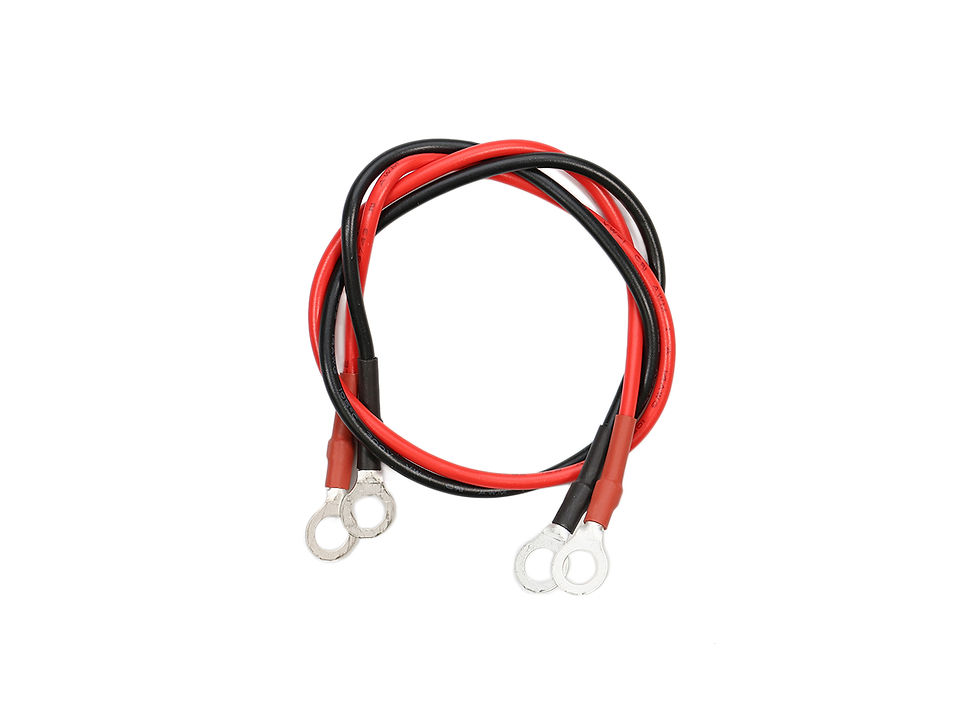 Eyelet-to-Eyelet cable set for 18Ah parallel batteries