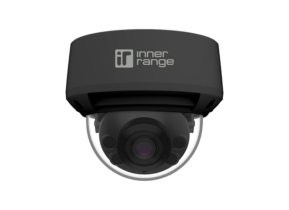 IR Video Pro 8MP Outdoor Varifocal Dome Camera 3.6  - 11mm, Black