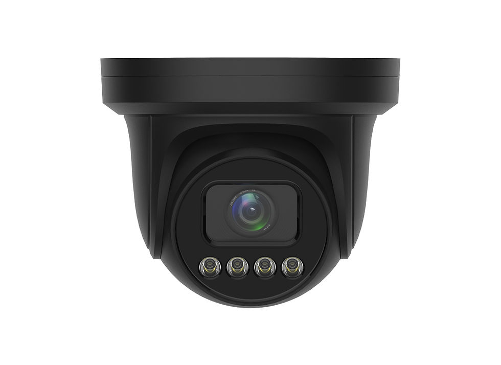 IR Video Pro 8MP Outdoor Varifocal Flateye Turret Camera 3.6 -11mm, Black